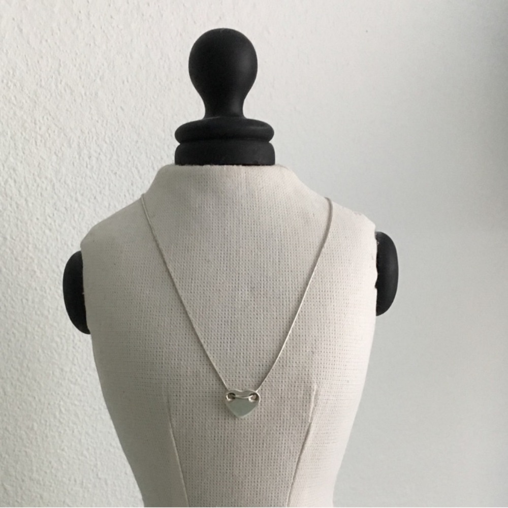 SOLD Tiffany & Co. Sliding Heart Necklace - Picture 2 of 5